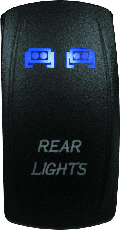 DragonFire Racing Lighted Switch Rear Light On/Off Blue 521391 521391 Photo - Primary