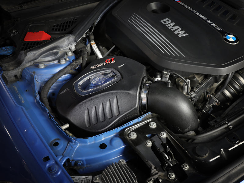 aFe Momentum GT Pro 5R Cold Air Intake System BMW 340i/440i (F3X) 16-17 L6 54-76309 Photo - Mounted