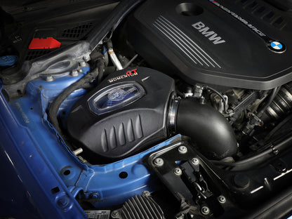 aFe Momentum GT Pro 5R Cold Air Intake System BMW 340i/440i (F3X) 16-17 L6 54-76309 Photo - Mounted