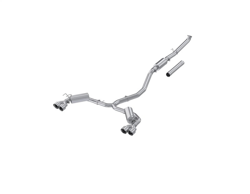 MBRP 22-24 Honda Civic/Sport Touring 1.5L 3in Cat-Back 2.5in Dual Split Rear w/ Quad Tips - AL S4906AL S4906AL Photo - Primary