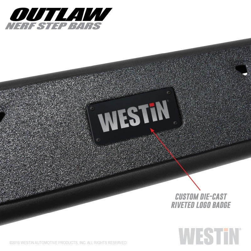 Westin 15-19 Ford F-150 SuperCrew / 17-19 Ford F-250/350 Crew Cab Outlaw Nerf Step Bars 58-53945 58-53945 Photo - Unmounted