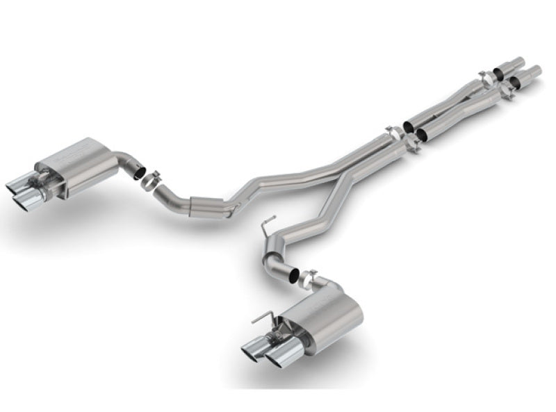 Borla 2018 Ford Mustang GT 5.0L AT/MT 3in S-Type Catback Exhaust w/ Valves 140742 140742 Photo - Primary