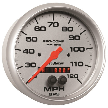 Autometer Marine Silver Ultra-Lite 5in 120mph GPS Speedometer 200646-33 200646-33 User 3