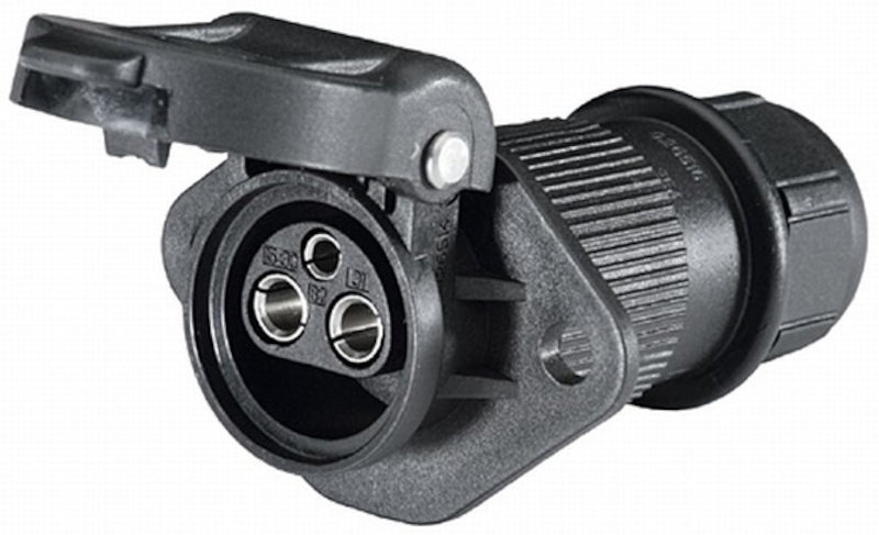 Hella Socket 3 Pole W/ Grommet 001933042 001933042 Photo - Primary