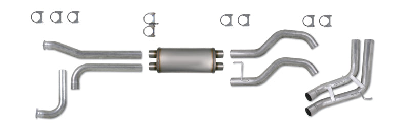 Diamond Eye Performance Diamond Eye KIT 3-1/2in CB SPORT-SIDE DUAL GAS AL: NISSAN TITAN 5.6L 07-10 K3524A K3524A Photo - Primary