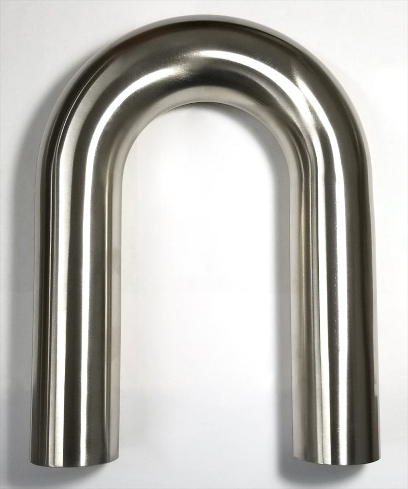 Stainless Bros 3in Diameter 1.5D / 4.5in CLR 180 Degree Bend 6in Leg / 6in Leg Mandrel Bend 601-07696-1150 601-07696-1150 Photo - Primary