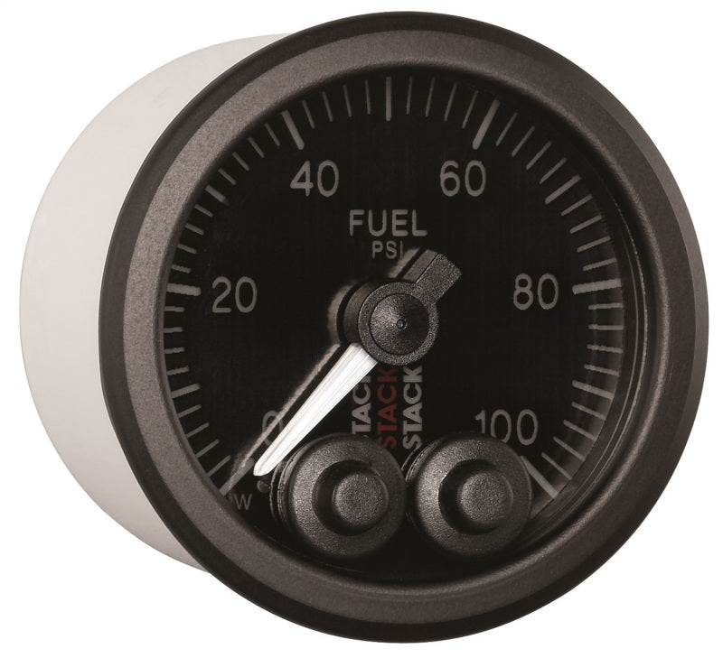 Autometer Stack Instruments Pro Control 52mm 0-100 PSI Fuel Pressure Gauge - Black (1/8in NPTF Male) ST3506 ST3506 User 4