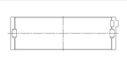 ACL Race Series Main Bearings VW 1595-1781-1984cc Size: 0.25 5M1644H-.25 Technical Drawing