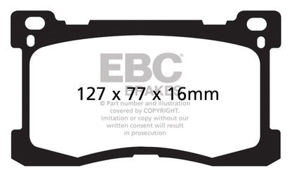 EBC Disc Brake Pad Set DP41882R Photo - Primary