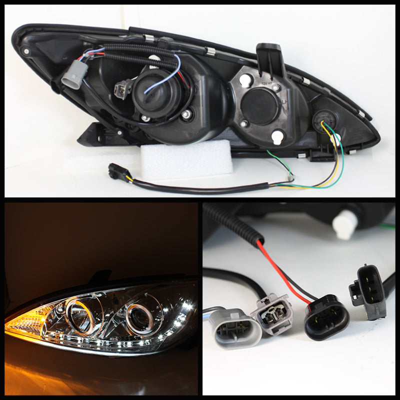 Spyder Toyota Camry 02-06 Projector Headlights DRL Chrome High H1 Low H1 PRO-YD-TCAM02-DRL-C 5042781 5042781 User 1