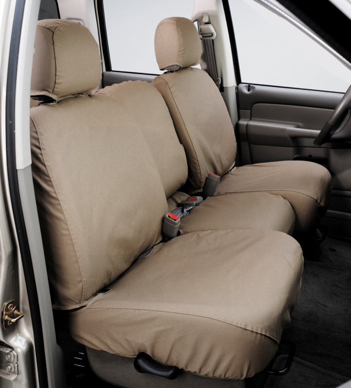Covercraft 00-04 Toyota Tacoma Polycotton SeatSaver Custom Front Row Seat Covers - Taupe SS2338PCTP SS2338PCTP Photo - Primary