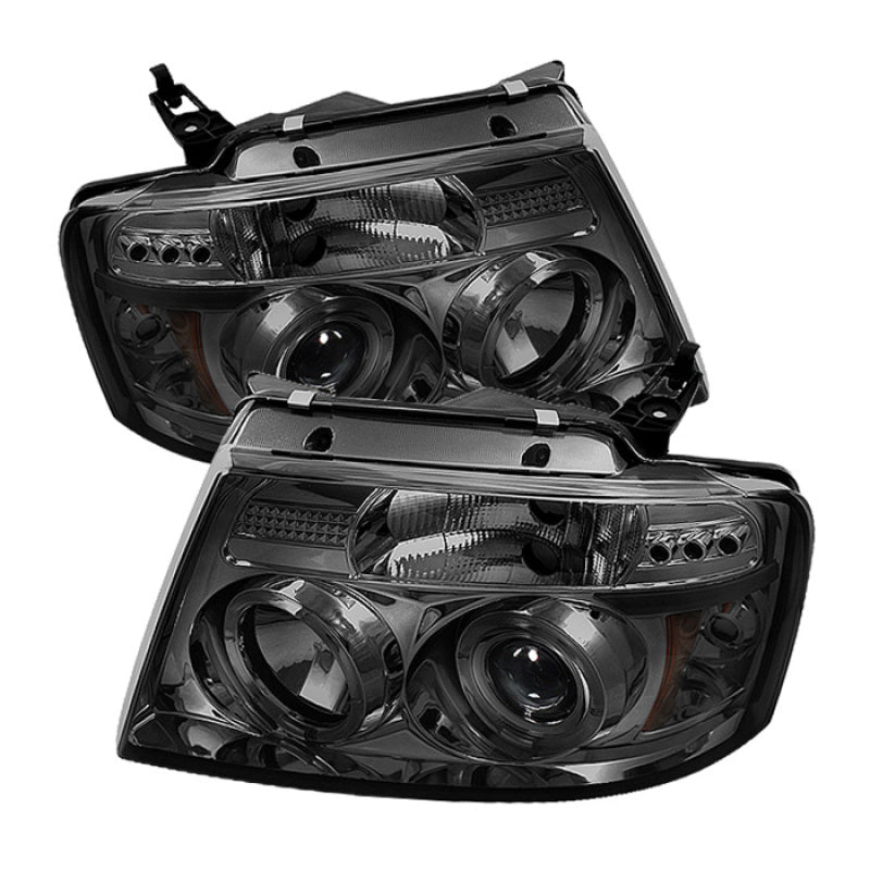 Spyder Ford F150 04-08 Projector Headlights Version 2 LED Halo LED Smke PRO-YD-FF15004-HL-G2-SM 5010223 5010223 Photo - Primary