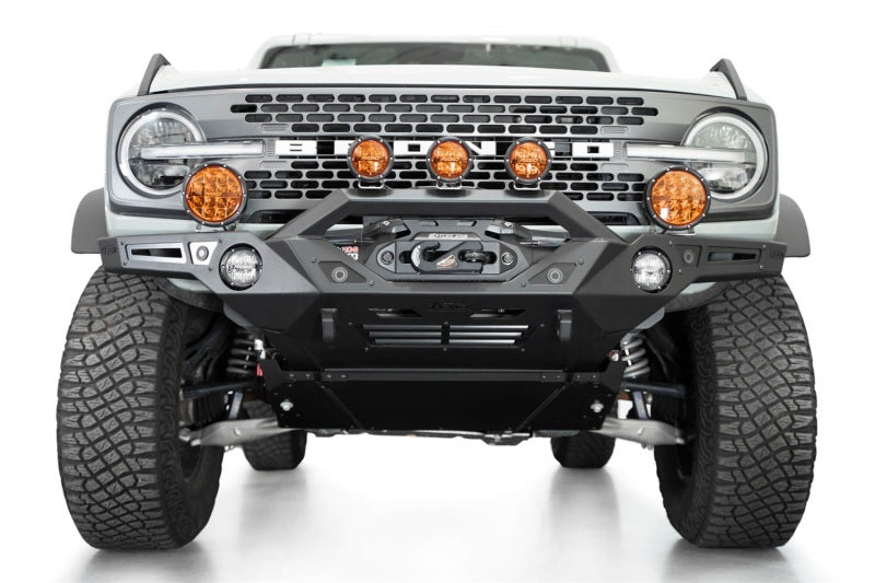 Addictive Desert Designs 21-23 Ford Bronco Krawler Front Bumper F230311070102 F230311070102 Photo - Mounted