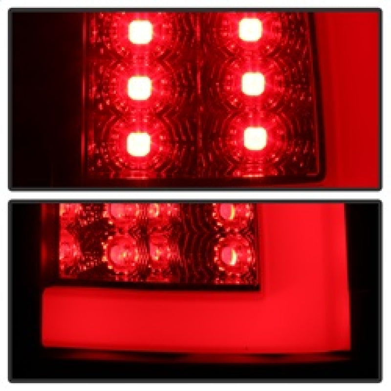 Spyder 00-06 GMC Yukon/Yukon XL V2 Light Bar LED Tail Lights - Blk Smoke (ALT-YD-CD00V2-LBLED-BSM) 5084156 5084156 Photo - Unmounted
