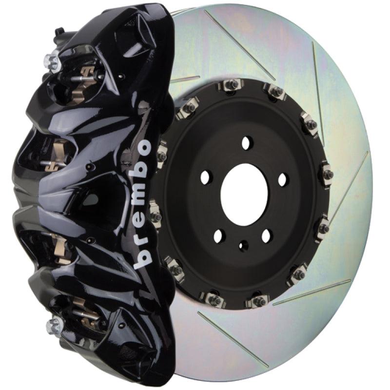 Brembo 12-21 Grand Cherokee SRT8 Fr GT BBK 8Pist Cast 412x38 2pc Rotor Slotted Type1-Black 1Q2.9619A1