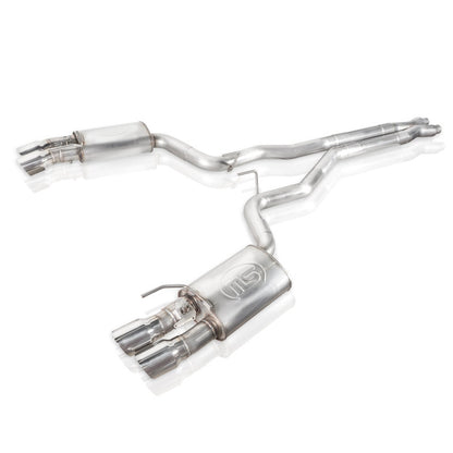 Stainless Works 18+ Ford Mustang GT Redline Cat-Back Performance Connect X-Pipe w/ Active Valves M18CBXPCV M18CBXPCV Photo - Primary