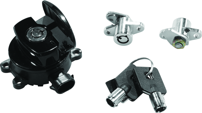 Bikers Choice Ign Switch Sddlbag Lock Kt Blk 483291 483291 Photo - Primary