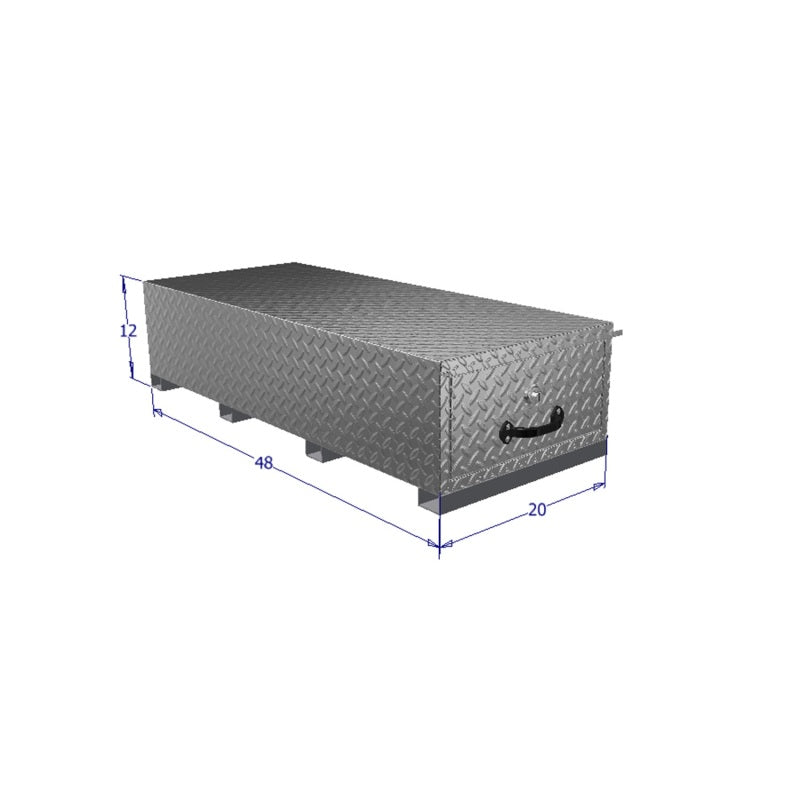 Westin/Brute 48in D x 20in W x 12in H Single Drawer - Aluminum 80-HBS336 80-HBS336 Photo - Unmounted