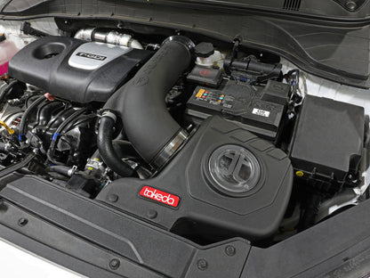 aFe 18-22 Hyundai Kona L4-1.6L (t) Takeda Momentum Cold Air Intake System w/ Pro Dry S Media 56-70032D 56-70032D Photo - Mounted
