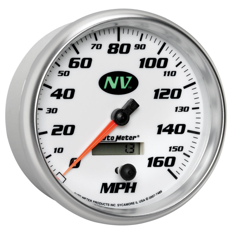 AutoMeter Gauge Speedometer 5in. 160MPH Elec. Programmable NV 7489 7489 User 5