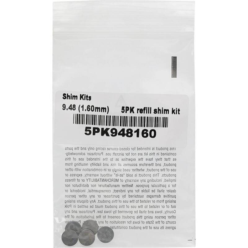 Hot Cams 04-08 400 DVX/02-16 CRF 450 R 1.600mm Shim Kit - 5 Pack 5PK948160 5PK948160 Photo - Primary