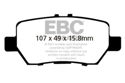 EBC Disc Brake Pad Set DP21736 Photo - Primary