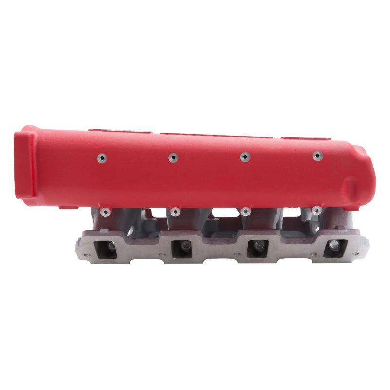 Edelbrock Manifold, Chevy LS, LS3 Cross Ram, with Red Plenums 7141 Photo - out of package