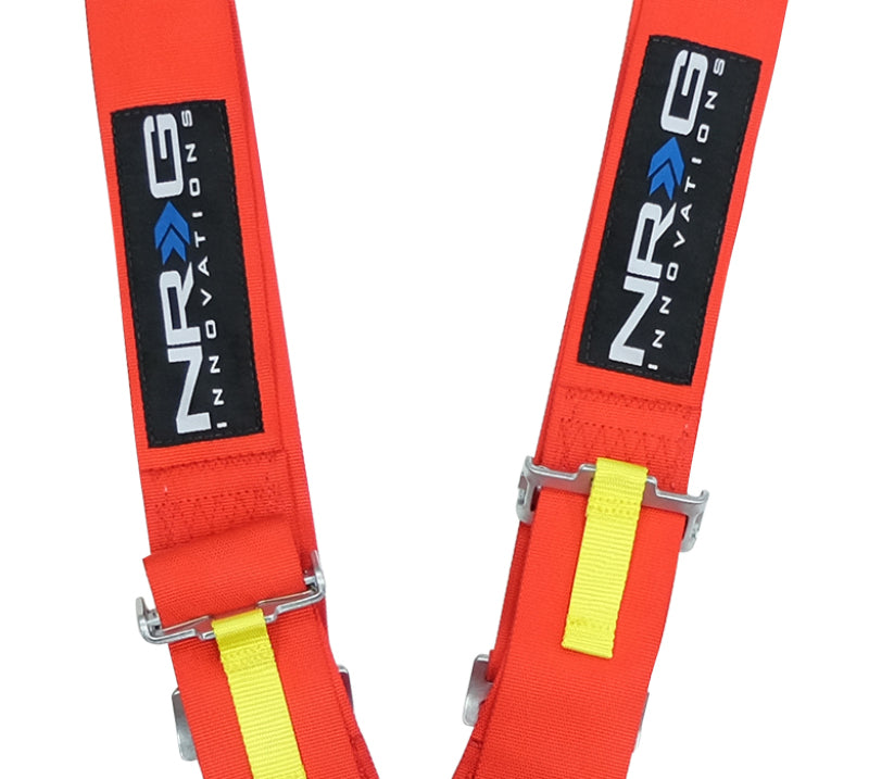 NRG Belt Harness SFI 16.1 5PT 3in. Seat / Cam Lock - Red SBH-RS5PCRD Photo - Primary