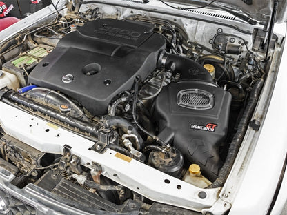 aFe Momentum GT Pro DRY S Cold Air Intake System: Nissan Patrol (Y61) 01-1 51-76106 Photo - Mounted