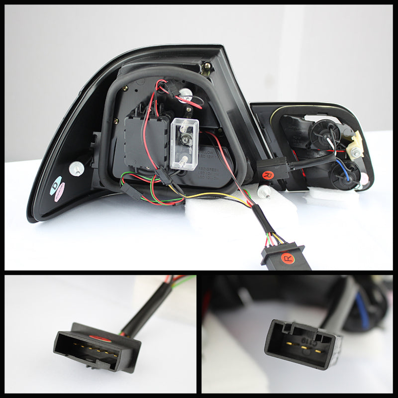 Spyder BMW E46 00-03 2Dr Coupe Light Bar LED Tail Lights Red Clear ALT-YD-BE4600-LBLED-RC 5073822 5073822 User 1
