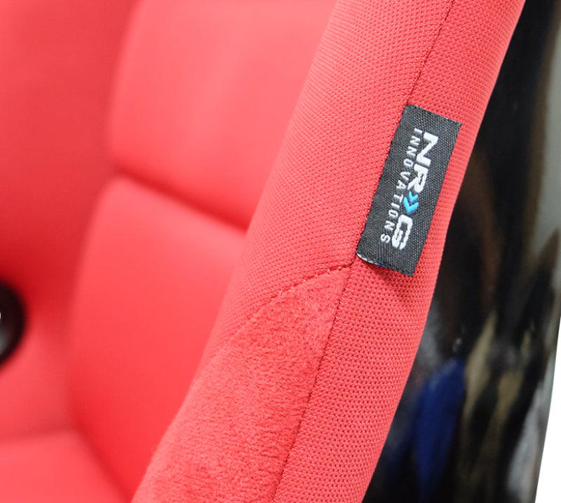 NRG FRP Bucket Seat Red Cloth (Large) FRP-300RD Photo - Primary