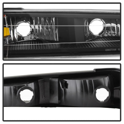 SPYDER Xtune Chevy Colorado 04-12 OEM Headlights w/ Bumper Lights Black HD-JH-CCOL04-SET-BK 9032110 9032110 Photo - Unmounted