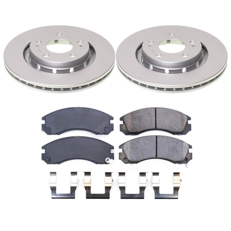 PowerStop Power Stop 05-06 Mitsubishi Outlander Front Z17 Coated Brake Kit CRK4979 CRK4979 Photo - Primary