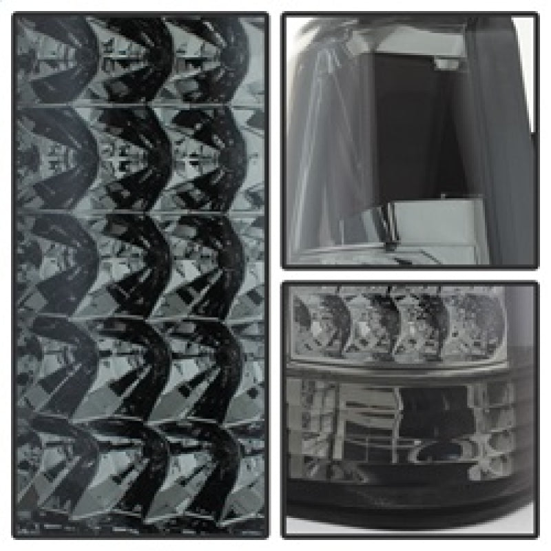 SPYDER Xtune Yukon Denali 99-00 LED Tail Lights Chrome ALT-JH-CCK88-LED-SM 9022456 9022456 Photo - Unmounted