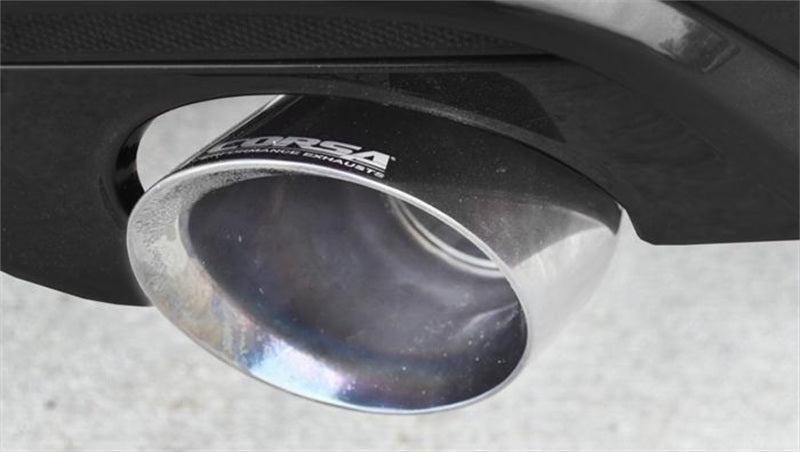 Corsa Performance 15-16 Ford Mustang GT Convertible 5.0L V8 Polished Sport Cat-Back Dual 14341 Photo - Mounted