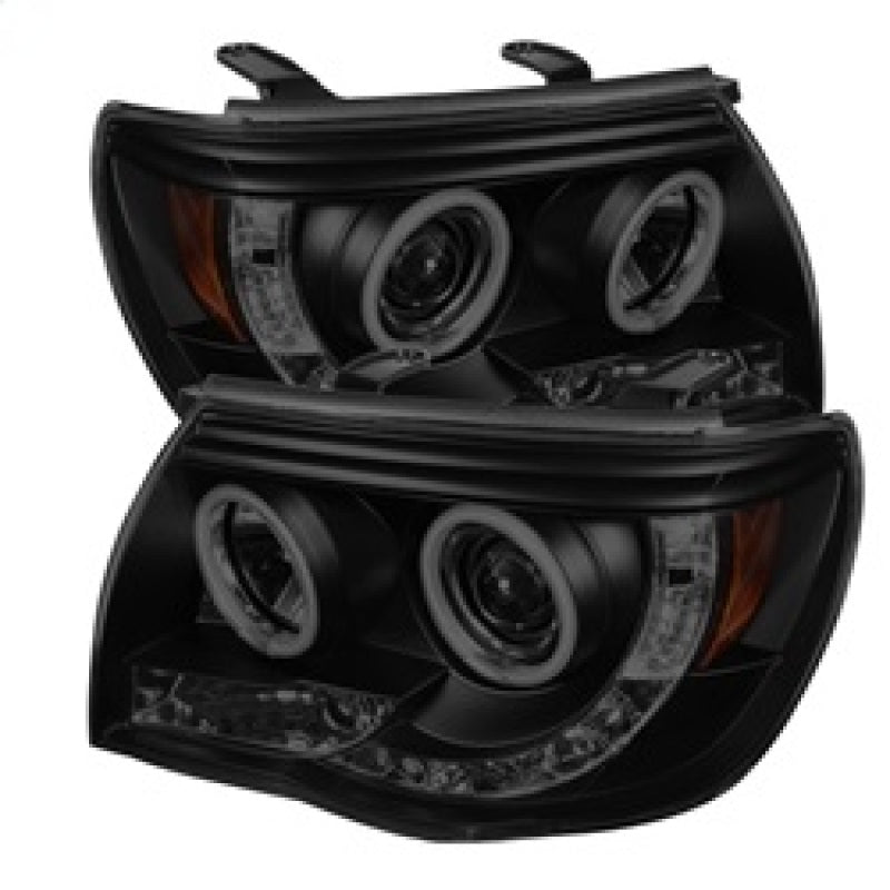 Spyder Toyota Tacoma 05-11 Projector Headlights CCFL Halo LED Blk Smke PRO-YD-TT05-CCFL-BSM 5079046 5079046 Photo - Primary
