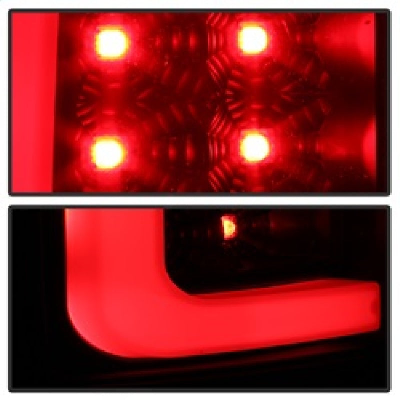 Spyder 07-13 GMC Sierra 1500 V2 Light Bar LED Tail Lights - Black (ALT-YD-GS07V2-LBLED-BK) 5084743 5084743 Photo - Unmounted