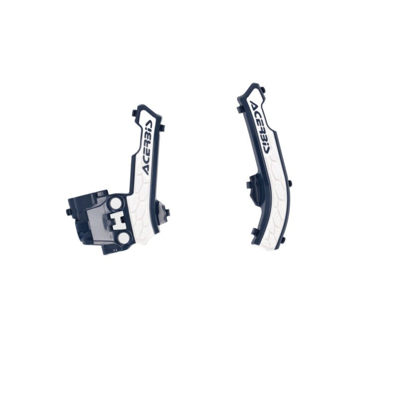 Acerbis 17+ KTM SX50/ SX-E 3/SX-E 5/ Husq EE 5/TC50/ GasGas Frame Guards- X-Grip - Blue/White 2979611006 2979611006 Photo - Primary