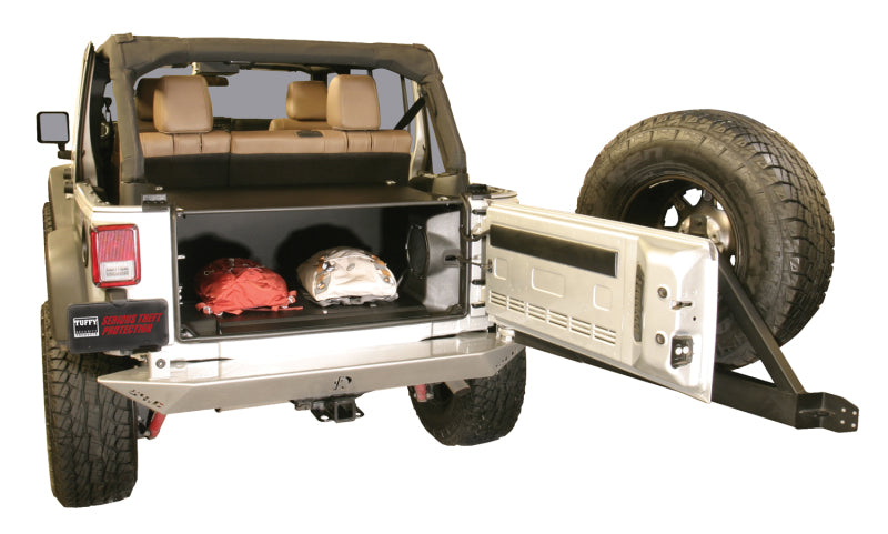 Tuffy Products Tuffy Jk Unlimited Tailgate Enclosure- Black For 2011+ 299-01 299-01 Photo - Mounted