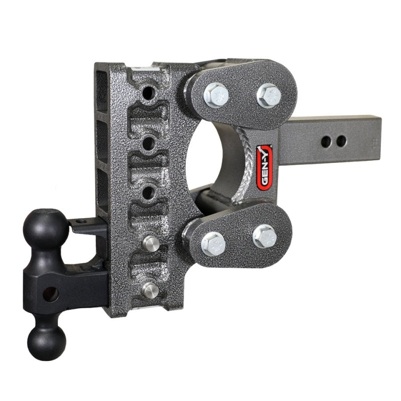 GEN-Y Hitch Gen-Y The Boss Torsion-Flex 2.5in Shank 7.5in Drop 16K Hitch w/GH-051 Dual-Ball/GH-032 Pintle Lock GH-1125 GH-1125 User 1
