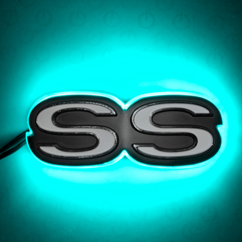 ORACLE Lighting Oracle Chevrolet Camaro SS Illuminated Emblem - Aqua 3095-010 3095-010 Photo - Primary