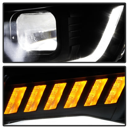 Spyder Chevy Camaro 16-18 HID Model Full LED Headlights Black PRO-YD-CCAM16HIDAP-SEQ-BK 5087355 5087355 Photo - Unmounted