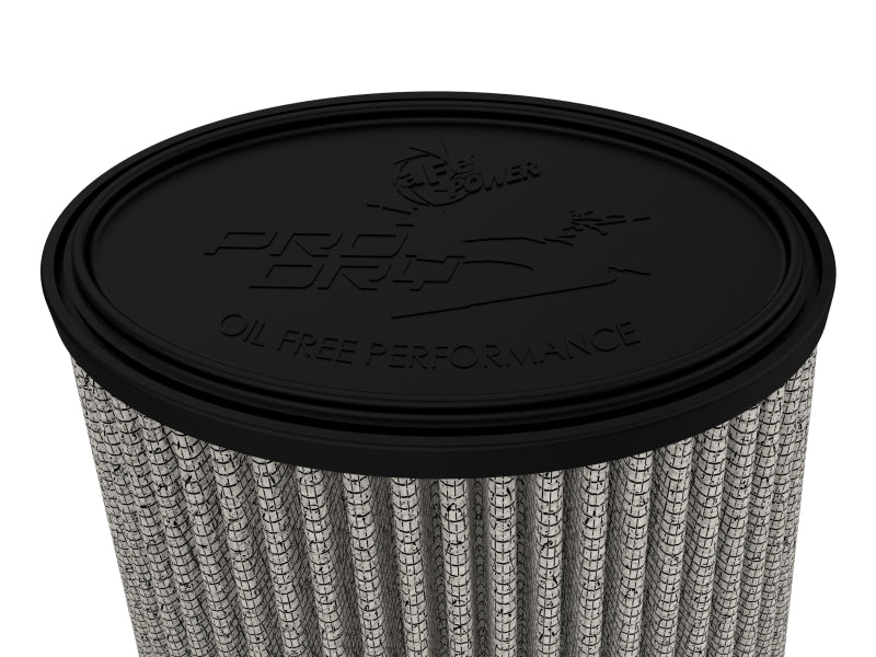 aFe Magnum (3x4-3/4)in Flange ID x (4x5-3/4)in Base x (2-1/2x4-1/4) FLOW Pro DRY S Air Filter (Pair) 21-90054-MA 21-90054-MA Photo - Close Up