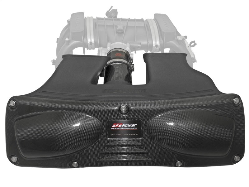 aFe Black Series Carbon Fiber Cold Air Intake System: Porsche 911 Carrera/ 52-12352-C Photo - Unmounted