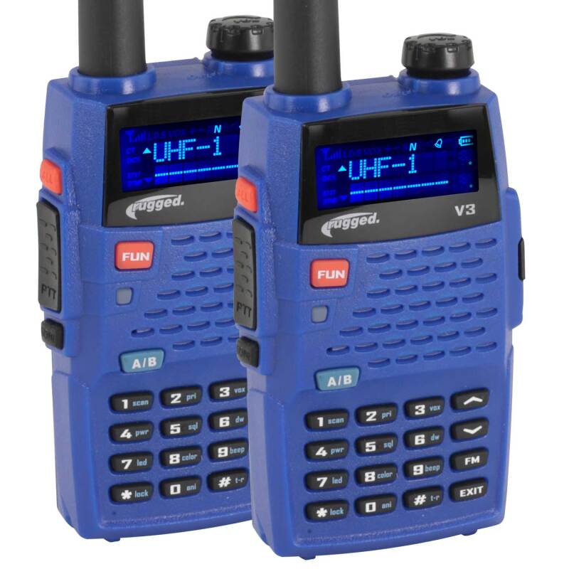 Rugged Radios 2 PACK - Rugged V3 - Business Band Two Way Handheld Radio - Analog Only V3-2-PACK V3-2-PACK Photo - Primary