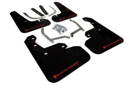 Rally Armor 2017+ Impreza 4D/5D Mud flap Red logo MF45-UR-BLK/RD Photo - Primary