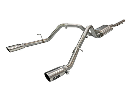aFe Apollo GT Series 3in 409SS GM Silverado/Sierra 1500 09-19 V6-4.3/V8-4.8/5.3L - Polished 49-44112-P 49-44112-P Photo - Primary