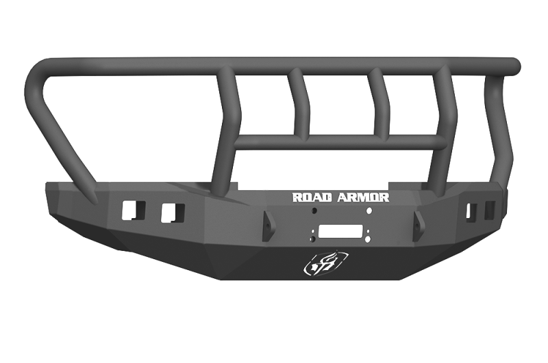 Road Armor 17-20 Ford F-250 Stealth Wide Fender Front Winch Bumper w/Titan II Guard - Tex Blk 61742B 61742B Photo - Primary