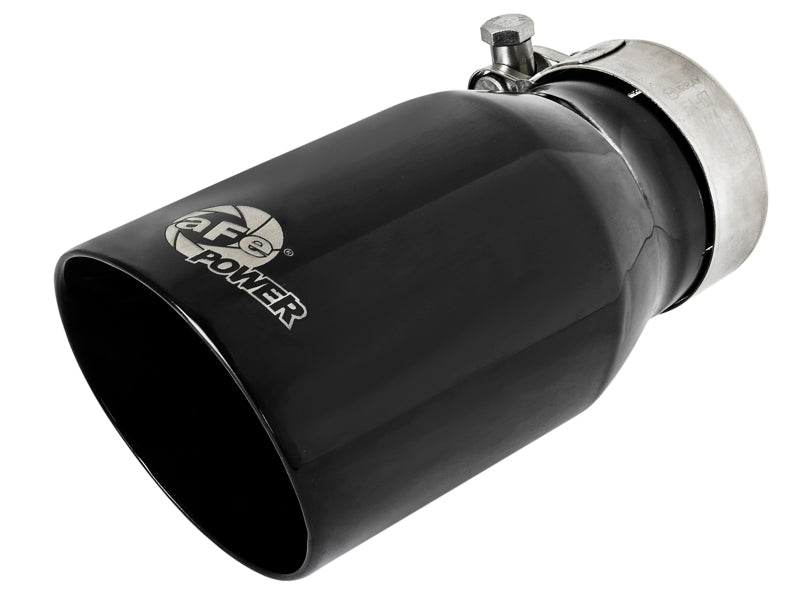 aFe 18-20 Audi RS5 Coupe MACH Force-Xp 3in to 2.5in 304 SS Axle-Back Exhaust System (Quad Black Tip) 49-36427-B 49-36427-B Photo - Close Up