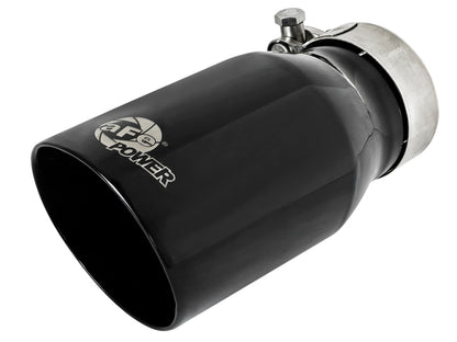 aFe 18-20 Audi RS5 Coupe MACH Force-Xp 3in to 2.5in 304 SS Axle-Back Exhaust System (Quad Black Tip) 49-36427-B 49-36427-B Photo - Close Up